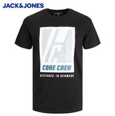 Jack & Jones Spring Logo Black Tee Black