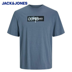 Jack & Jones Summer Print Flint T-Shirt Grey