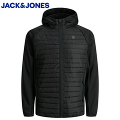 Jack & Jones Multi Quilted Black Jacket Black