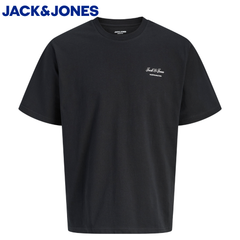 Jack & Jones Archive Black & White Tee Black