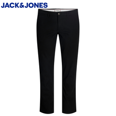 Jack & Jones Dave Black Stretch Chinos Black