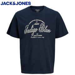 Jack & Jones Denver Logo Navy T-Shirt Navy