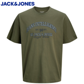 Jack & Jones Denver Logo Dusty Olive Tee Green