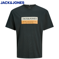 Jack & Jones Erik Box Logo Green T-Shirt Green
