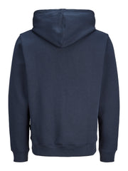 Jack & Jones Fusion Logo Space Hoodie Navy