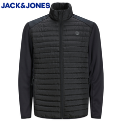 Jack & Jones Multi Quilted Black Jacket Black