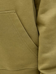 Jack & Jones Rebro Olive Full Zip Hoodie Green