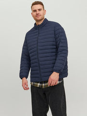 Jack Jones Recycle Navy Puffer Jacket Navy