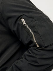 Jack & Jones Rush Black Bomber Jacket Black