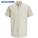 Jack & Jones Shield Linen Mix Pepper White