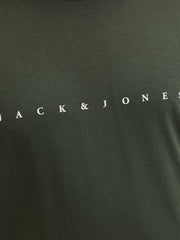Jack & Jones Star Logo Duffel Green Tee Green