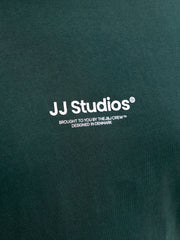 Jack & Jones Soho Logo Scarab T-Shirts Green