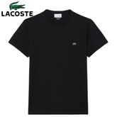 Lacoste Cotton Crew Neck Black T-Shirt Black