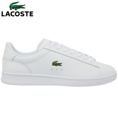 Lacoste Carnaby White Leather Lace Shoe White