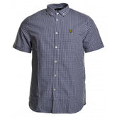 Lyle & Scott Gingham Blue Check Shirt Blue