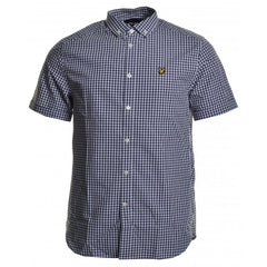 Lyle & Scott Gingham Blue Check Shirt Blue