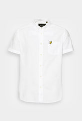 Lyle & Scott S/S Oxford White Shirt White
