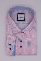 Marnelli Pink & Navy Print Shirt Pink