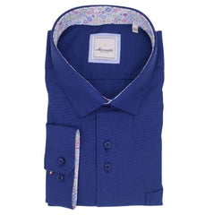 Marnelli Royal Blue Twill Shirt Blue