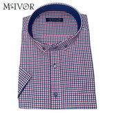 Mc Ivor Tadgh Red & Black Check Shirt Red