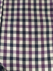 Mc Ivor Davan Purple Check Shirt Purple