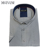 Mc Ivor Eunan Navy & White Check Shirt Navy