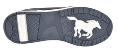 Mustang Side Zip Casual Navy Runners Navy