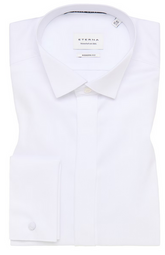 Eterna Tuxedo Dress Shirt Flyfront White