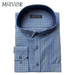 Mc Ivor Shane Blue Check Shirt Blue