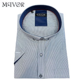 Mc Ivor Sorsha Blue Striped Shirt Blue