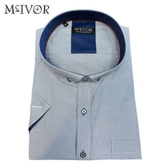 Mc Ivor Sorsha Blue Striped Shirt Blue