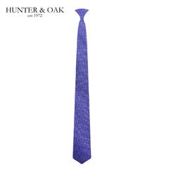 Hunter & Oak Purple Textured Tie Purple