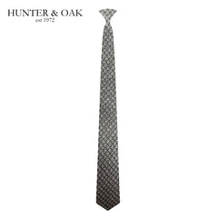 Hunter & Oak X-Long Black & Grey Pattern Black