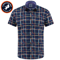 A Fish Named Fred Tron Line S/S Shirt Navy