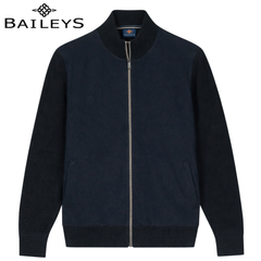 Baileys Heavyweight Full Zip Navy Sweat Navy