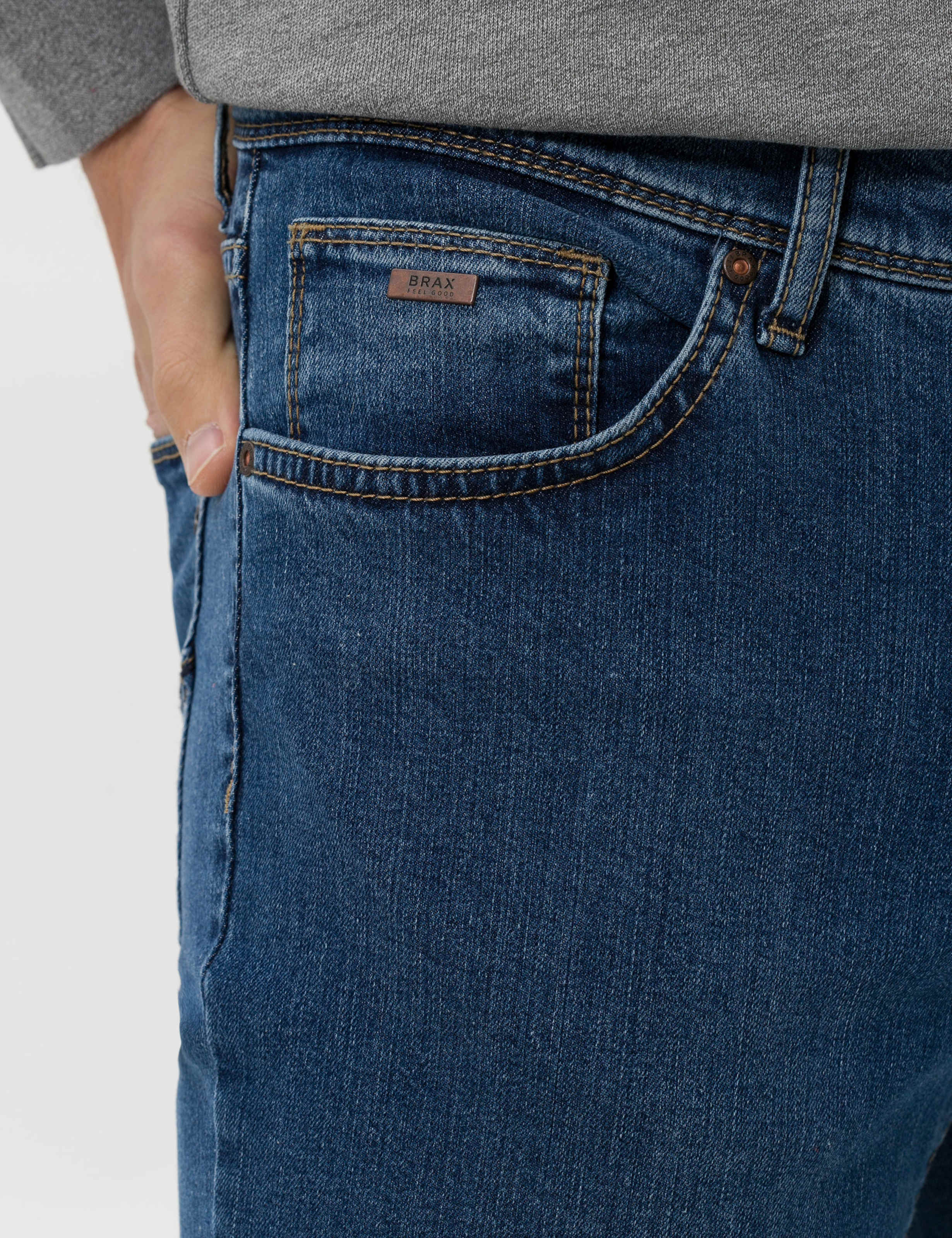 Brax Cadiz Masterpiece Denim Blue Jeans Blue