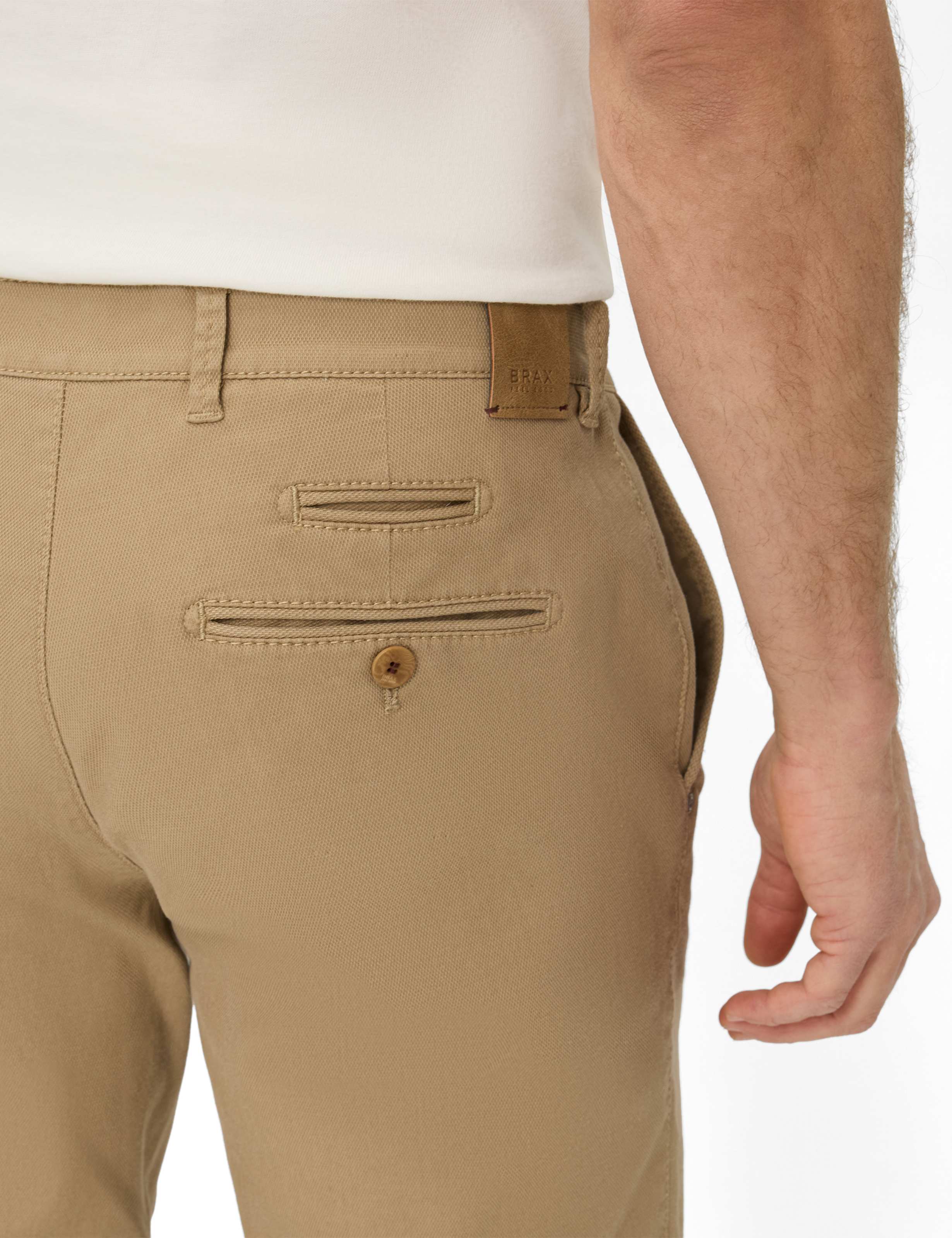Brax X-Tall Fabio Hi Flex Beige Chinos Beige