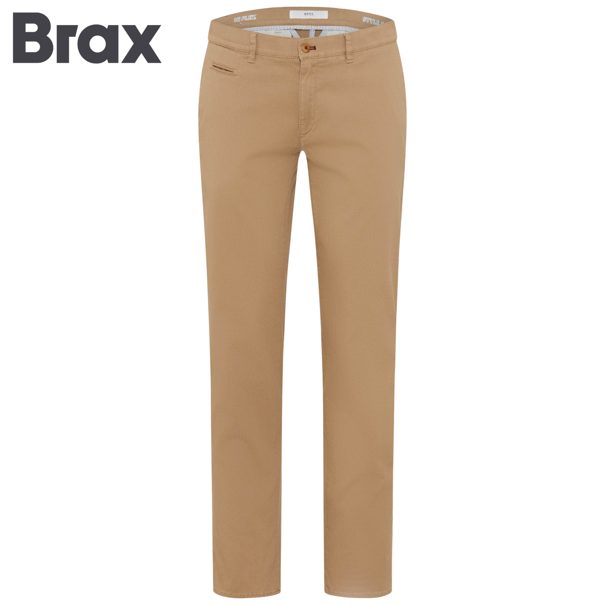 Brax X-Tall Fabio Hi Flex Beige Chinos Tan