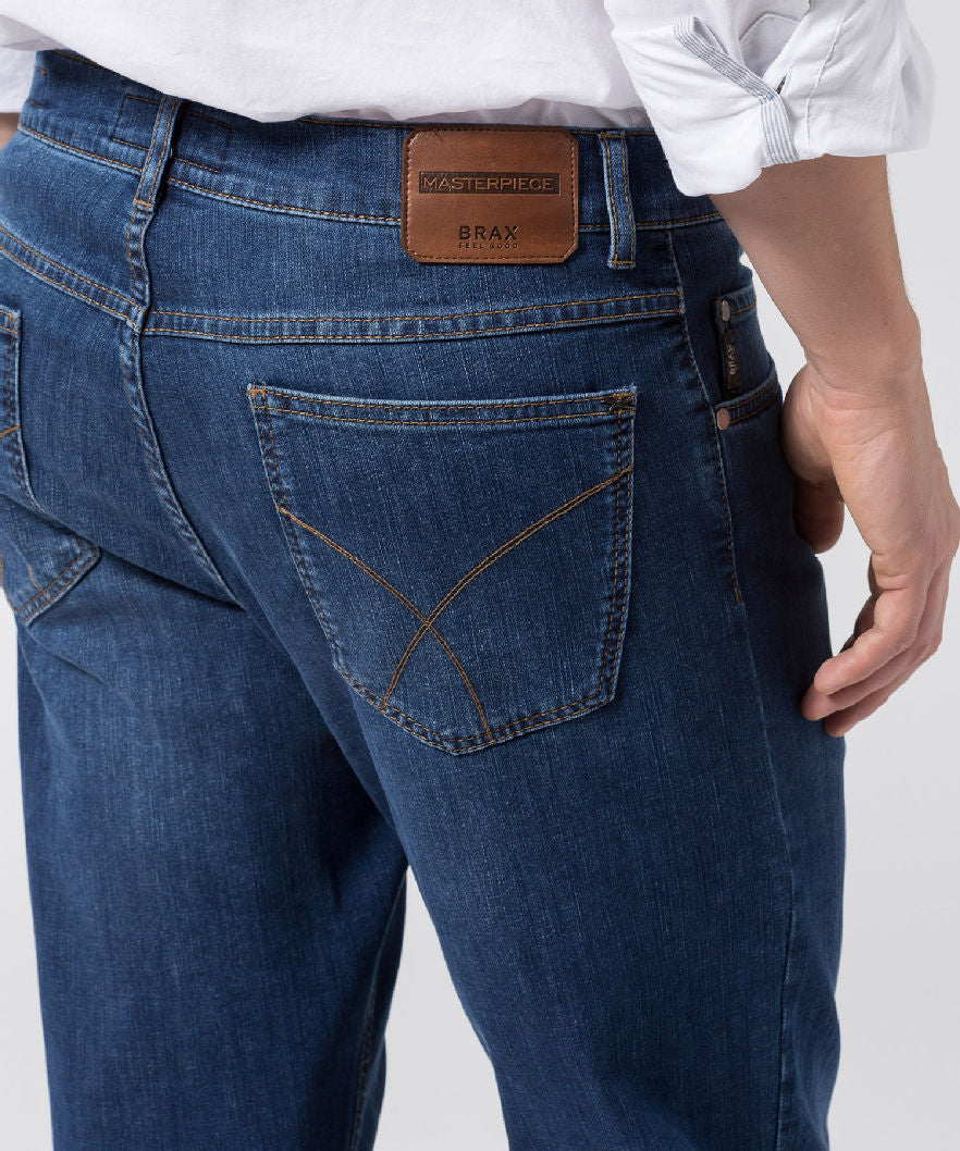 Brax X-Tall Master Cooper Blue Jean Blue