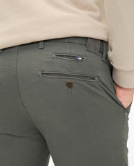 Brax X-Tall Fabio Stretch Olive Chinos Green