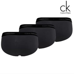 Calvin Klein 3-Pack Black/Black Briefs Black