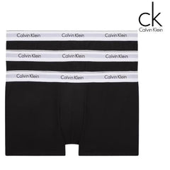 Calvin Klein 3-Pack Classic Black Trunks Black