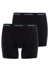 Ceceba Black 2 Pack Long Boxer Brief Black