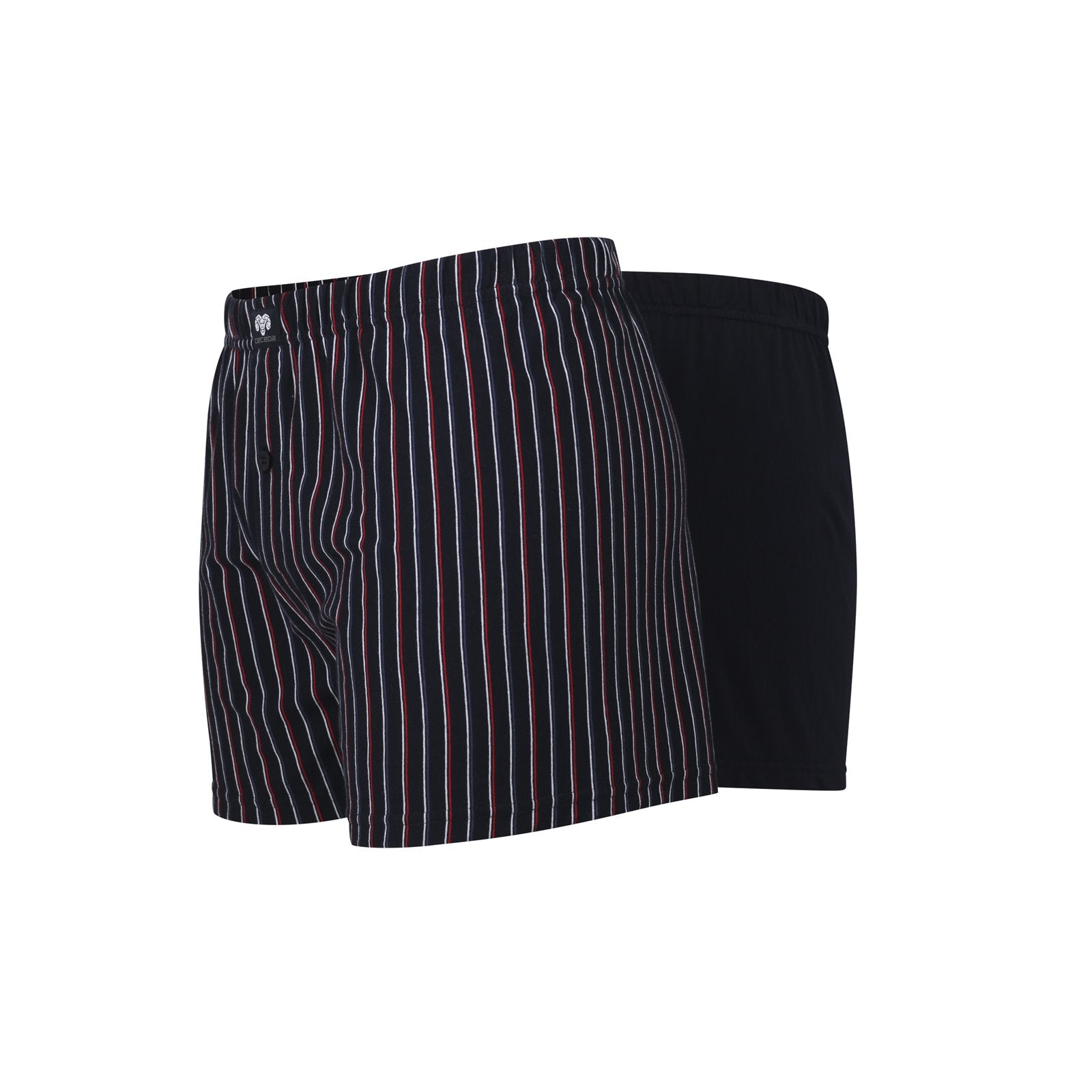Ceceba Daytona 2-Pk Navy & Red Shorts Red