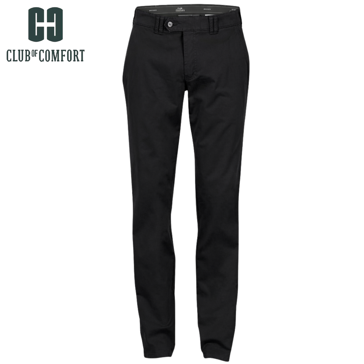 Club Of Comfort Denver Black Chinos Black