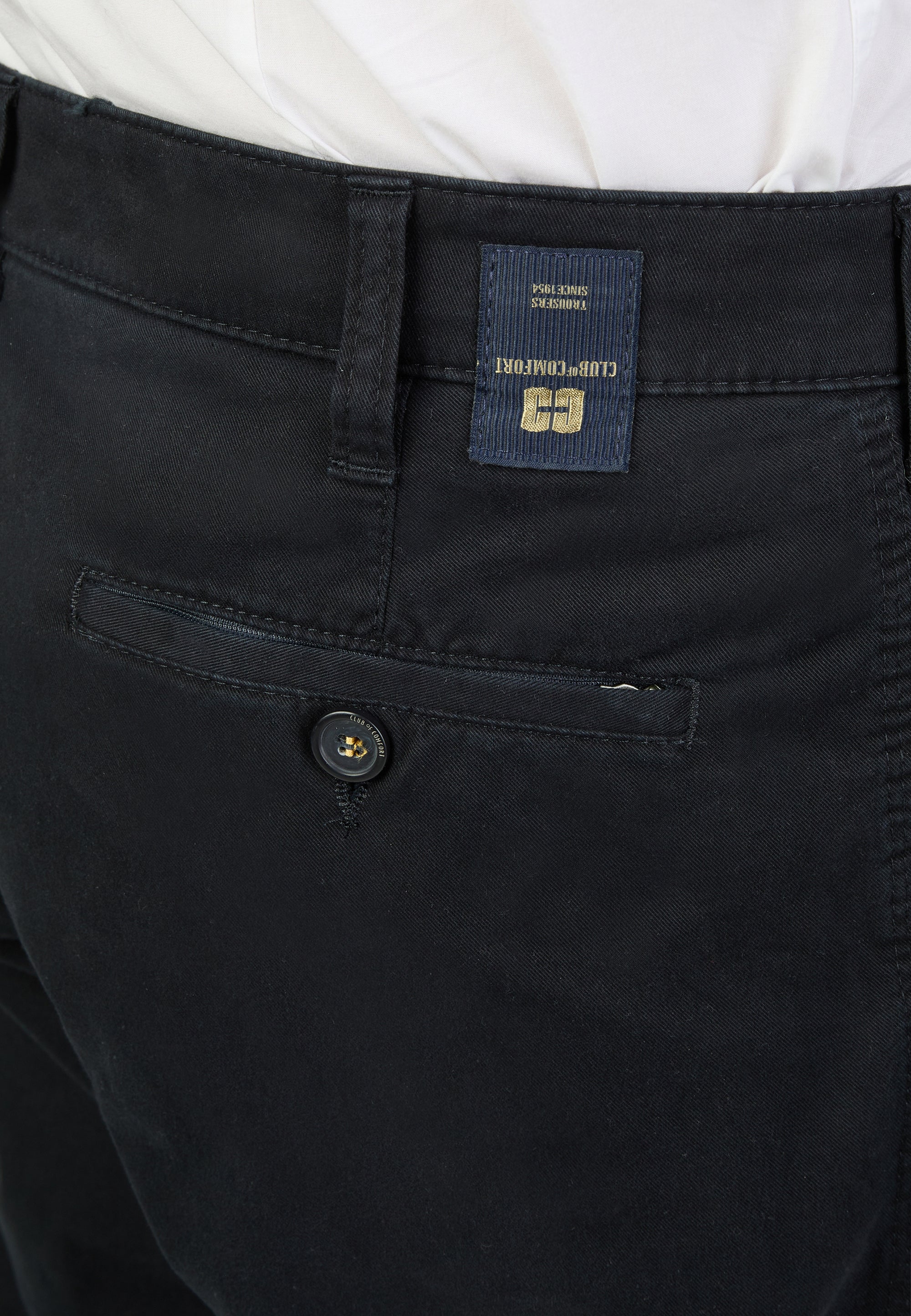 Club Of Comfort Denver Stretch Chinos Navy