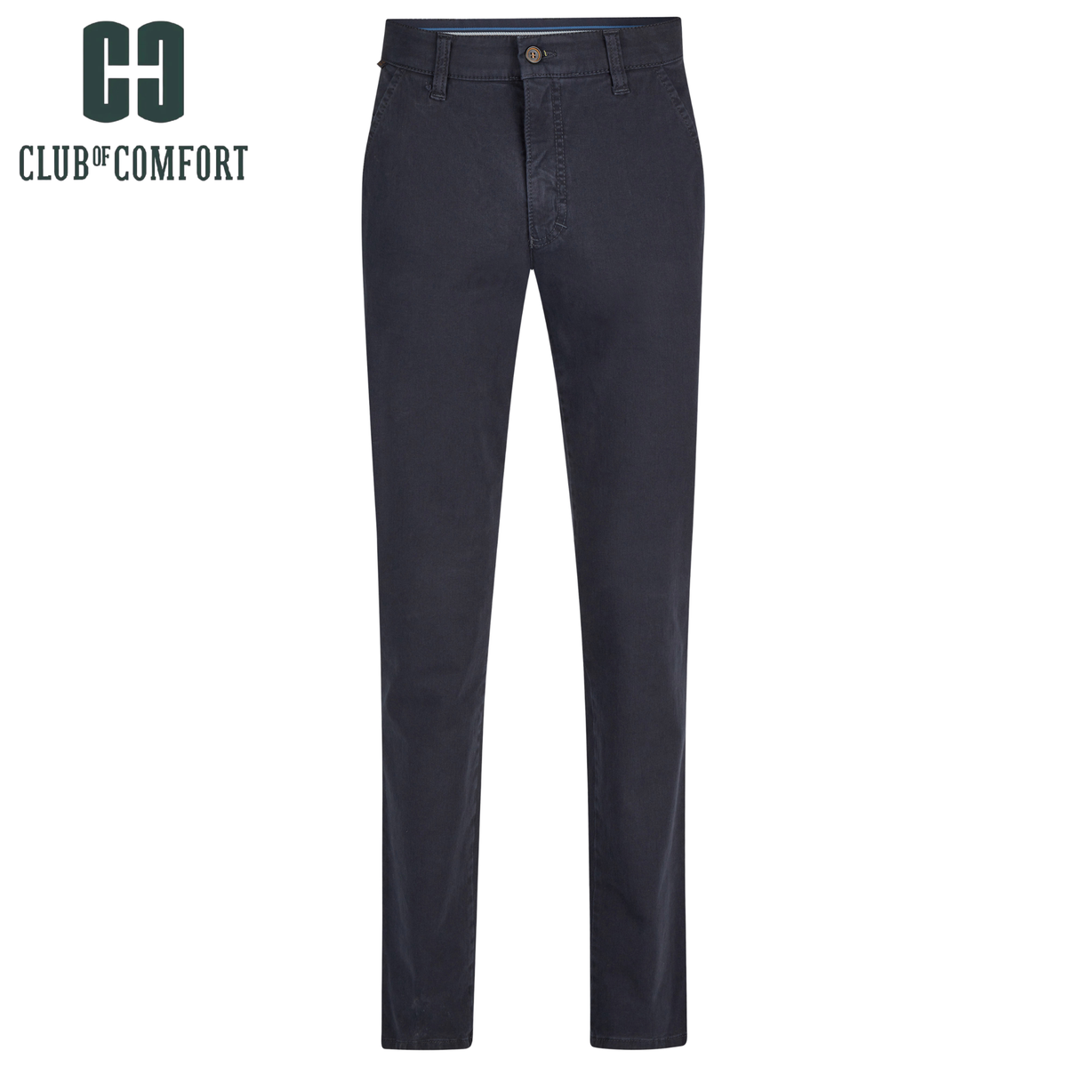 Club Of Comfort Garvey Stretch Chinos Navy