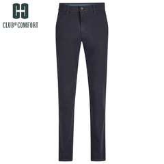 Club Of Comfort Garvey Stretch Chinos Navy