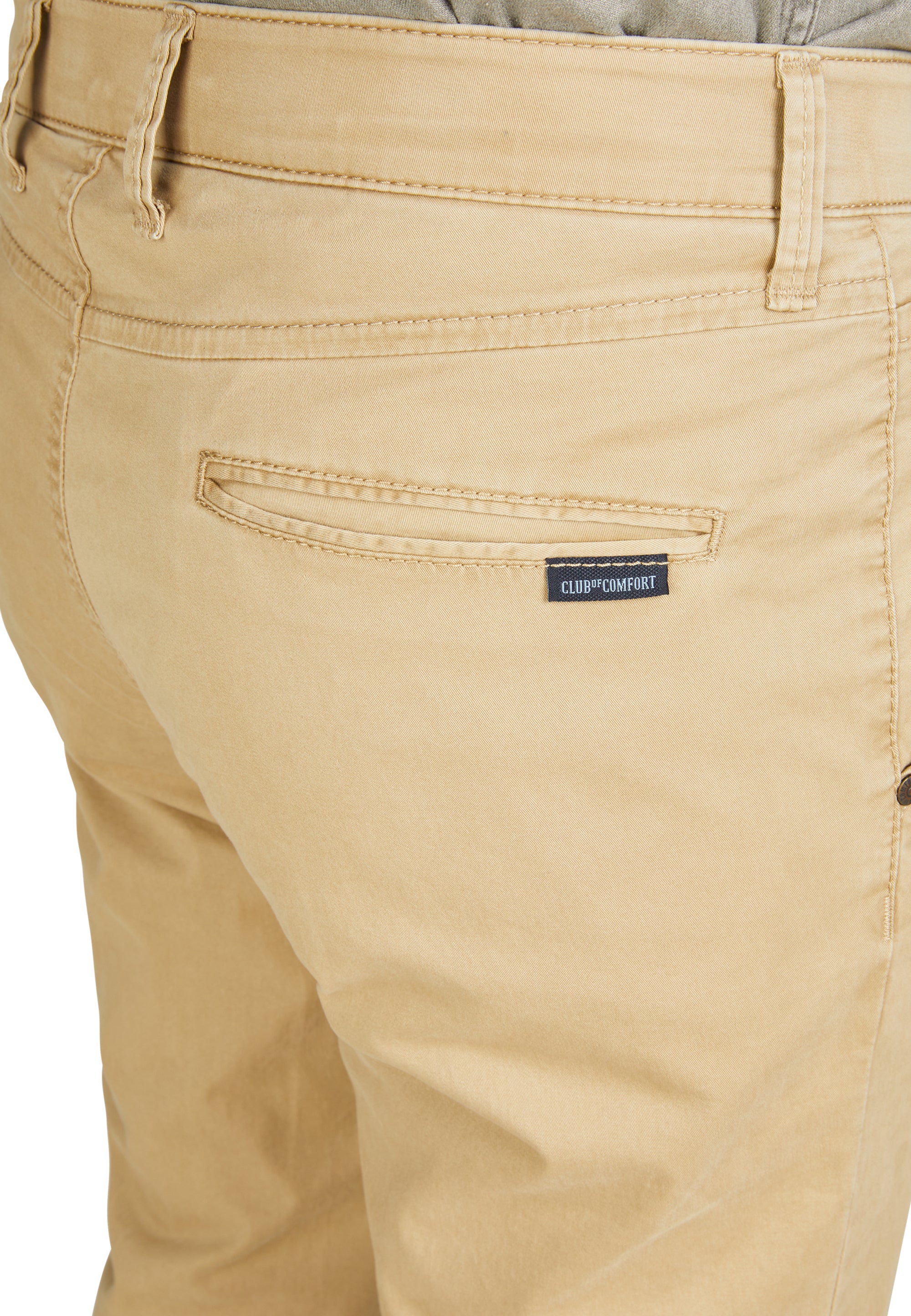 Club Of Comfort Denver Stretch Chinos Beige