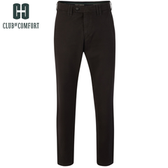 Club Of Comfort Black X-Tall Chinos Black